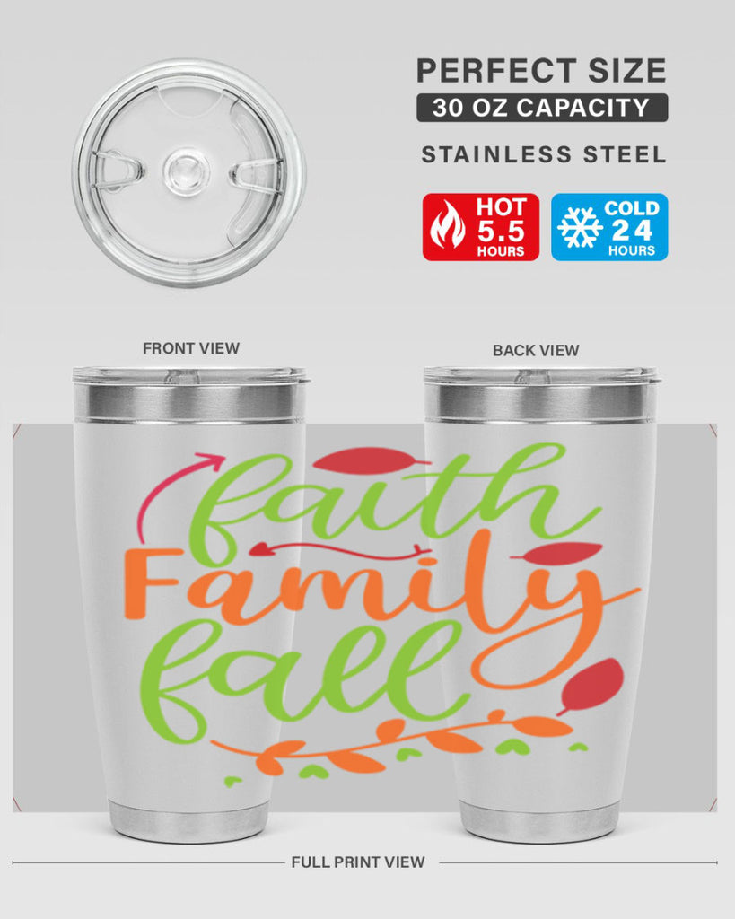 Faith Family Fall 82#- fall- Tumbler