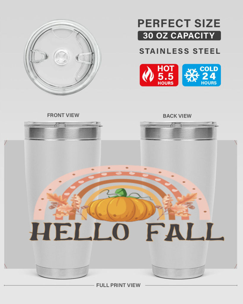 Fall Boho Rainbow 91#- fall- Tumbler