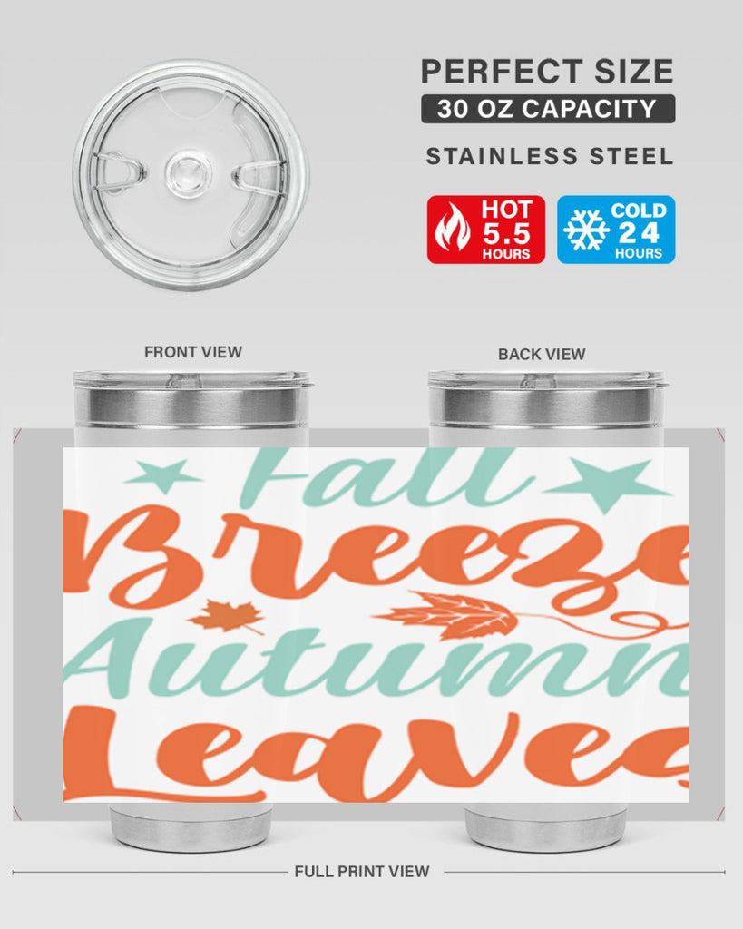 FallBreezeAutumnLeaves 147#- fall- Tumbler