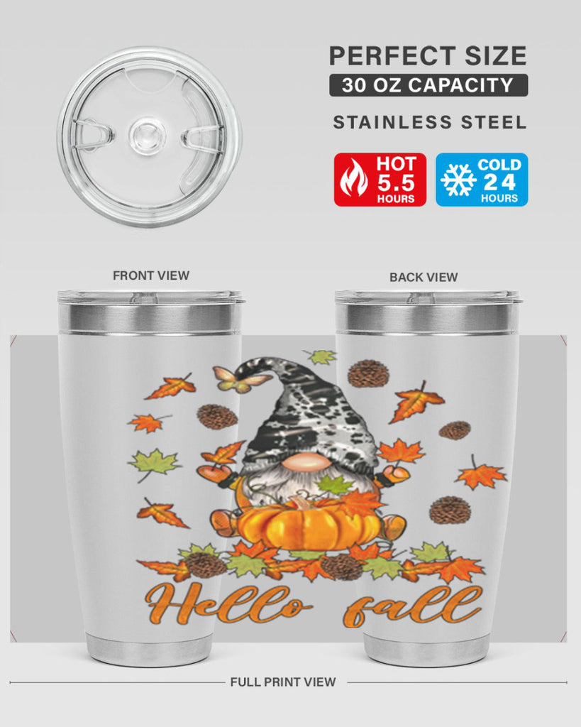 FallGnomeHelloAutumn 150#- fall- Tumbler