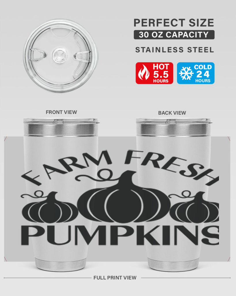 Farm Fresh Pumpkins 176#- fall- Tumbler