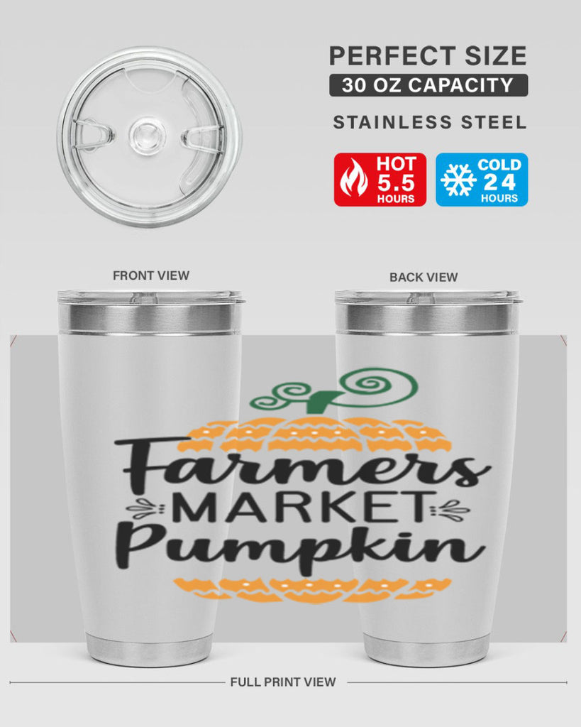 Farmersmarketpumpkin 179#- fall- Tumbler