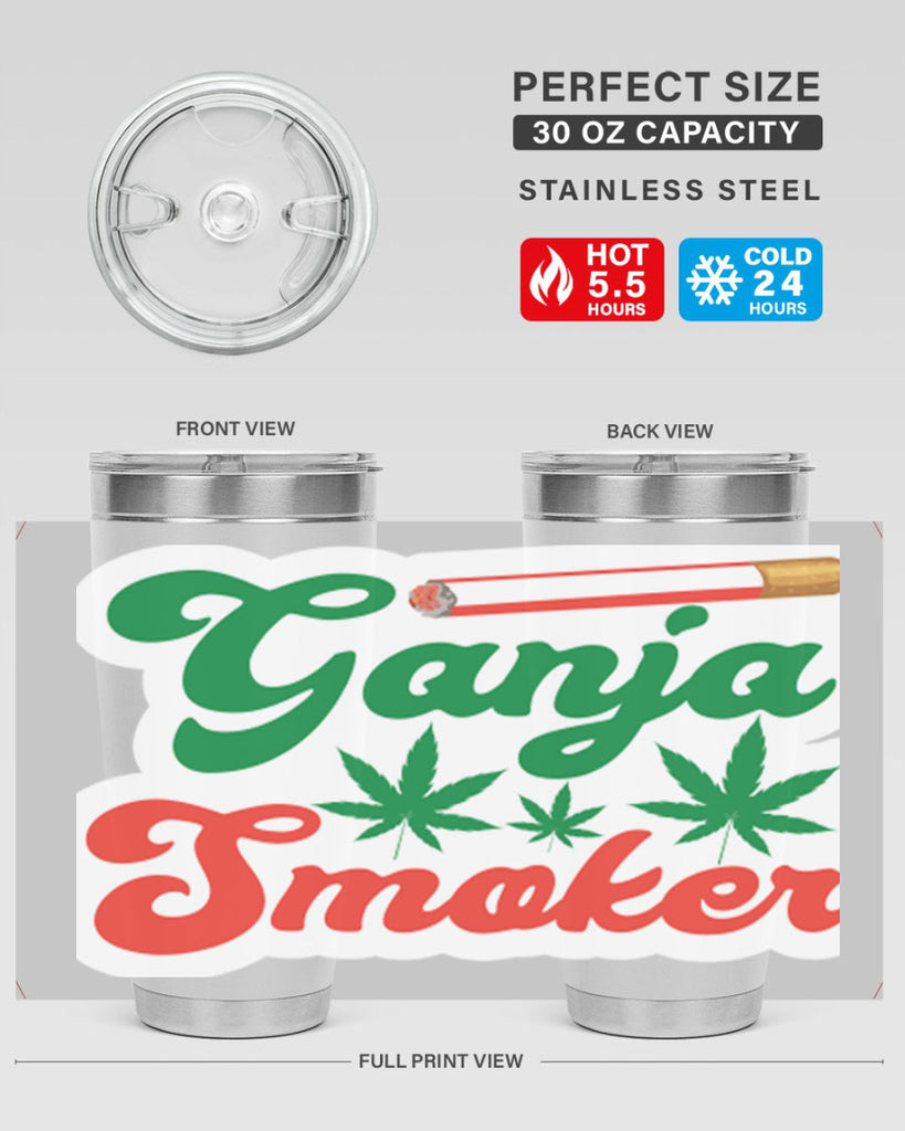 Ganja Smoker 90#- marijuana- Tumbler