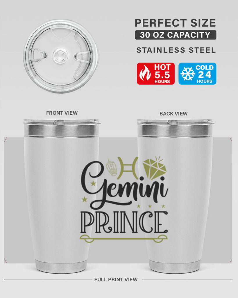 Gemini prince 229#- zodiac- Tumbler