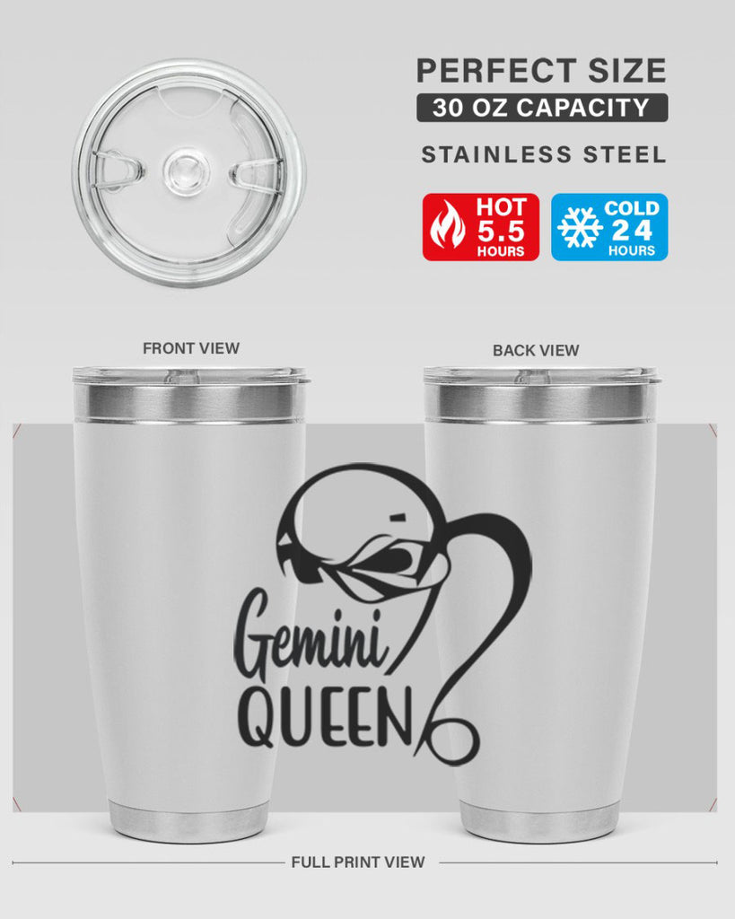 Gemini queen 231#- zodiac- Tumbler