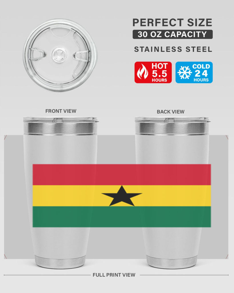 Ghana 132#- world flags- Tumbler