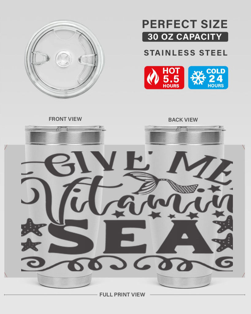 Give me vitamin sea 191#- mermaid- Tumbler