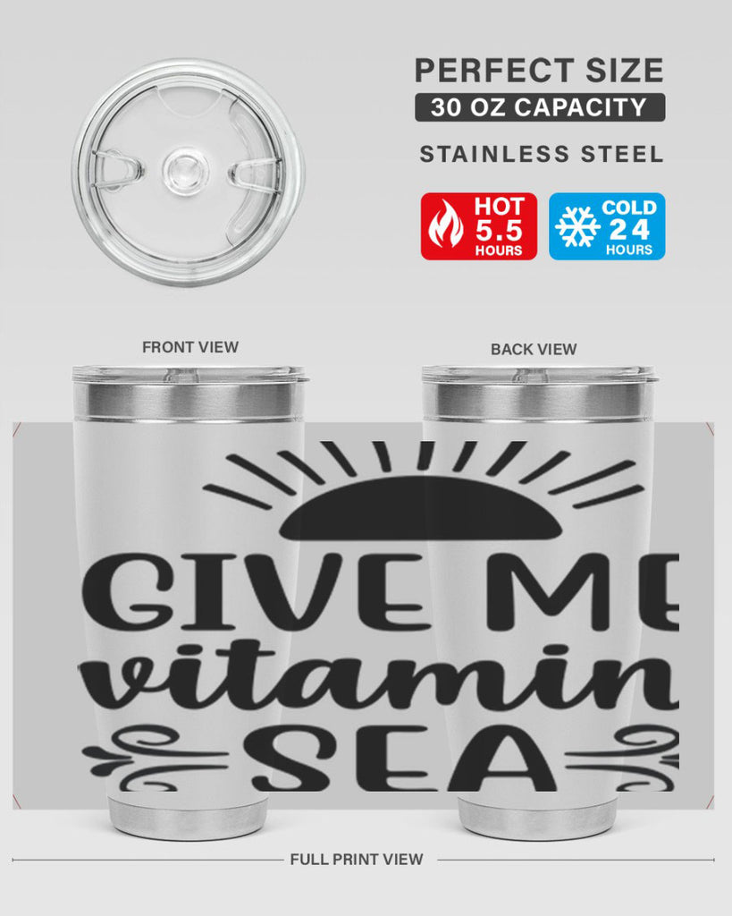 Give me vitamin sea 195#- mermaid- Tumbler