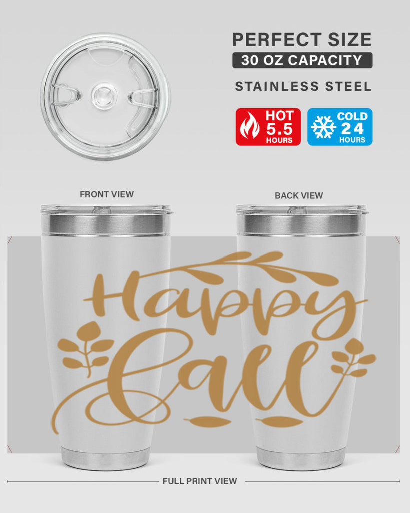 Happy Fall 236#- fall- Tumbler