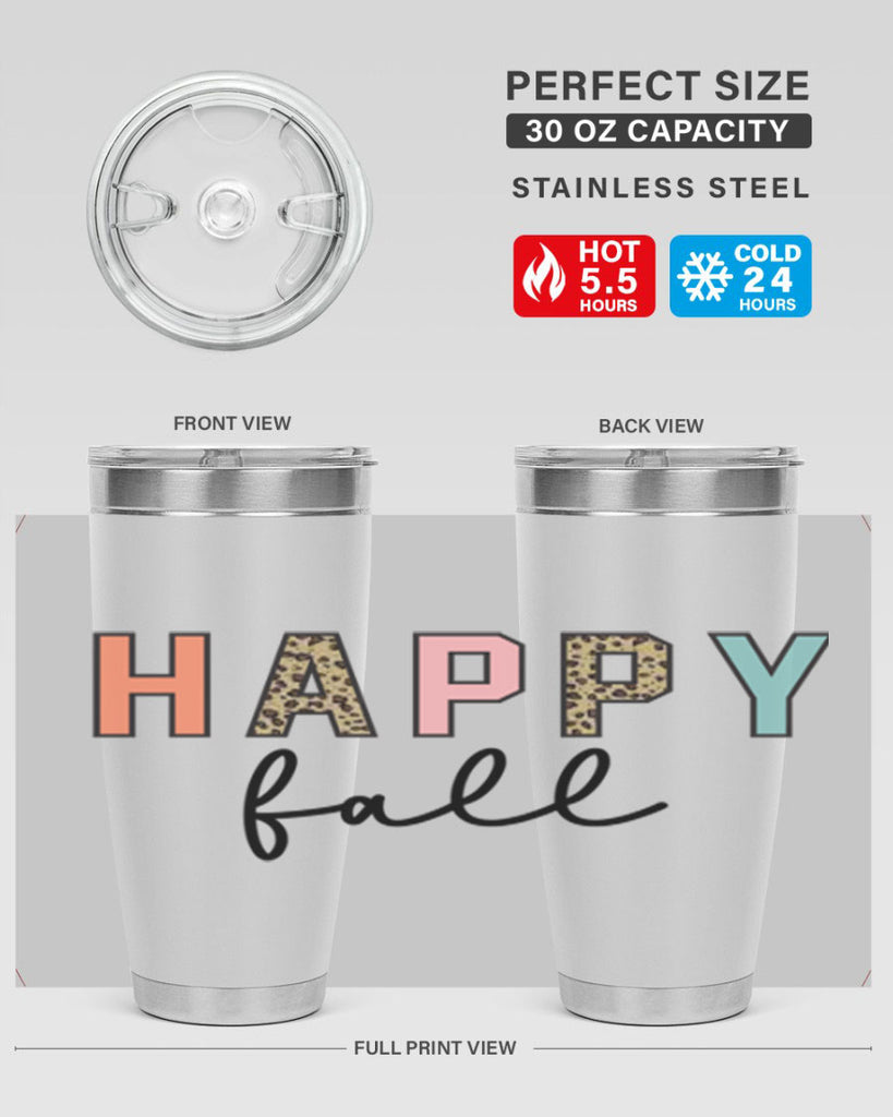 Happy fall 221#- fall- Tumbler