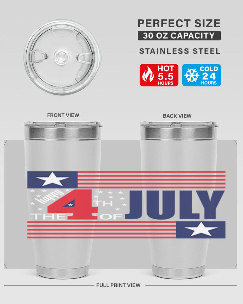 Happy th july Style 100#- Fourt Of July- Tumbler