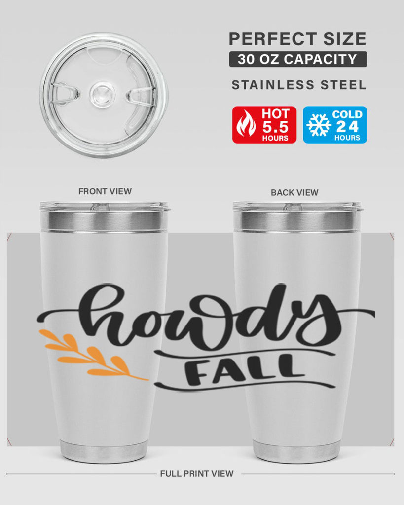 Howdy Fall 496#- fall- Tumbler