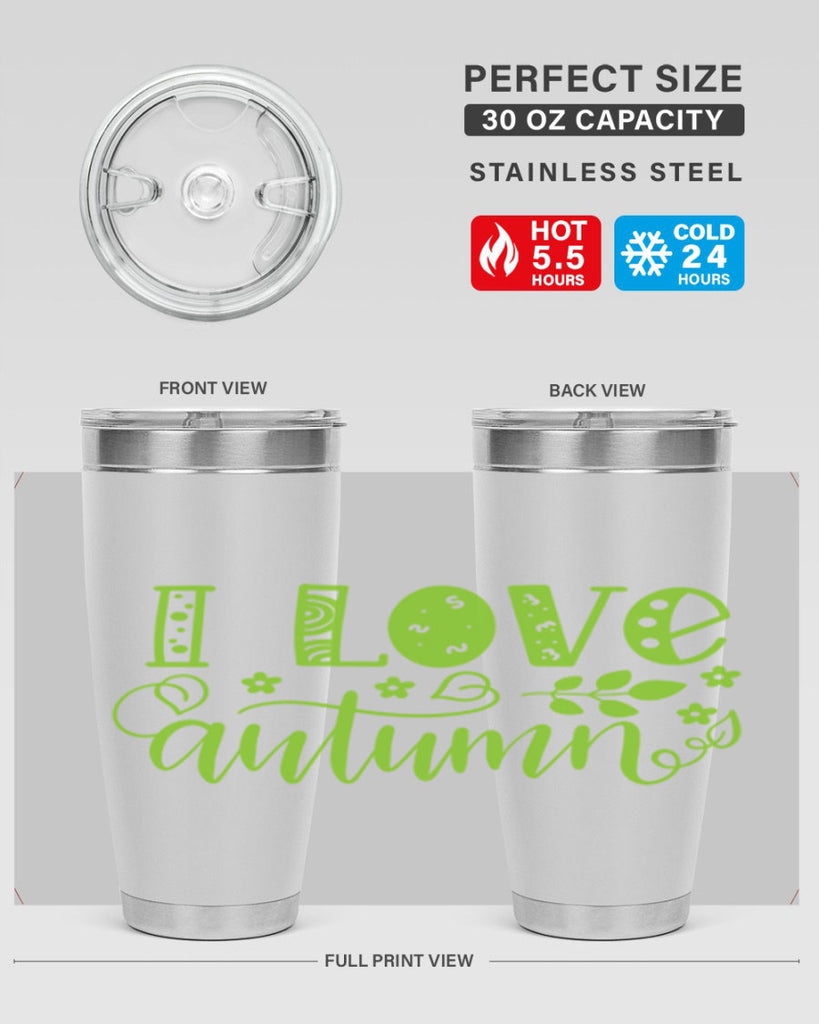 I Love Autumn 325#- fall- Tumbler
