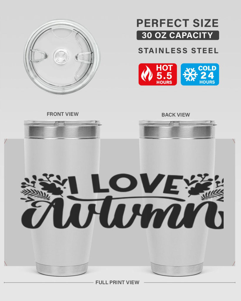 I Love Autumn 497#- fall- Tumbler