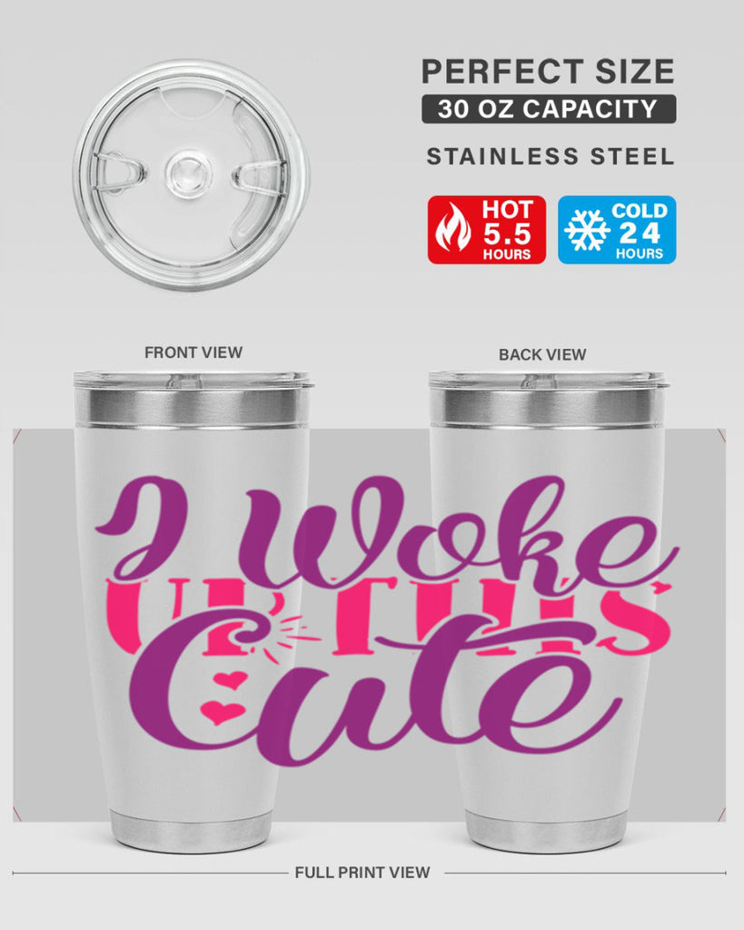 I Workup This Cute Style 243#- baby- tumbler
