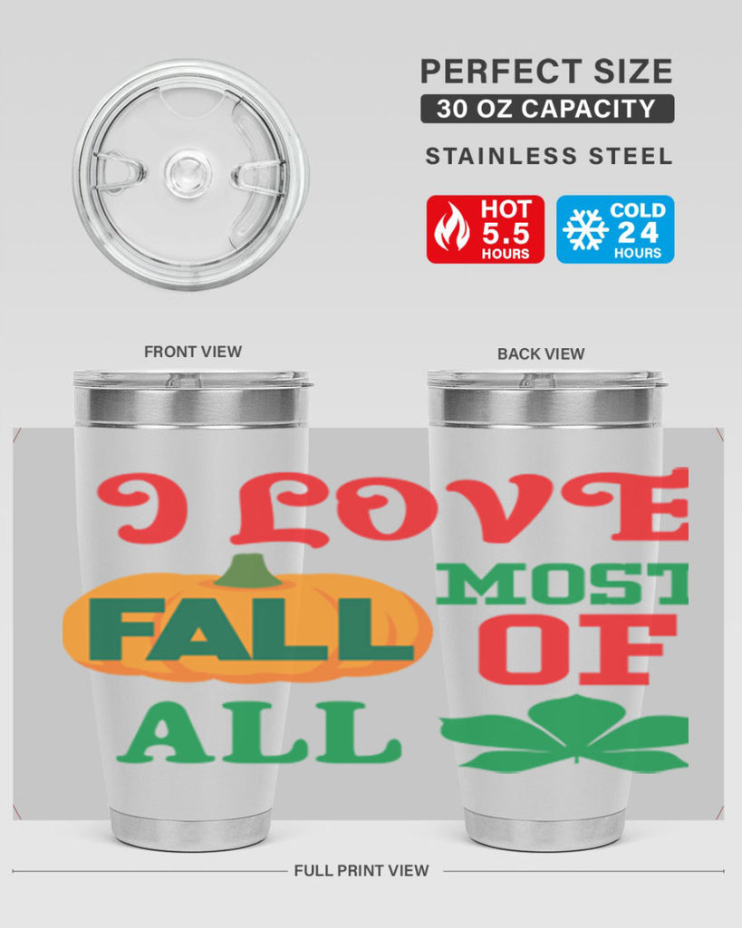 ILOVEFALLMOSTof 346#- fall- Tumbler