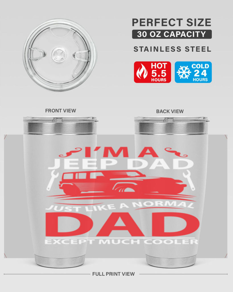 IM AJEEP DAD 51#- dad- Tumbler