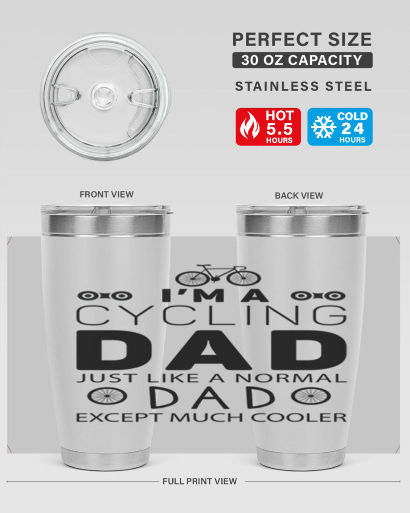 Im A Cycling Dad 4#- dad- Tumbler