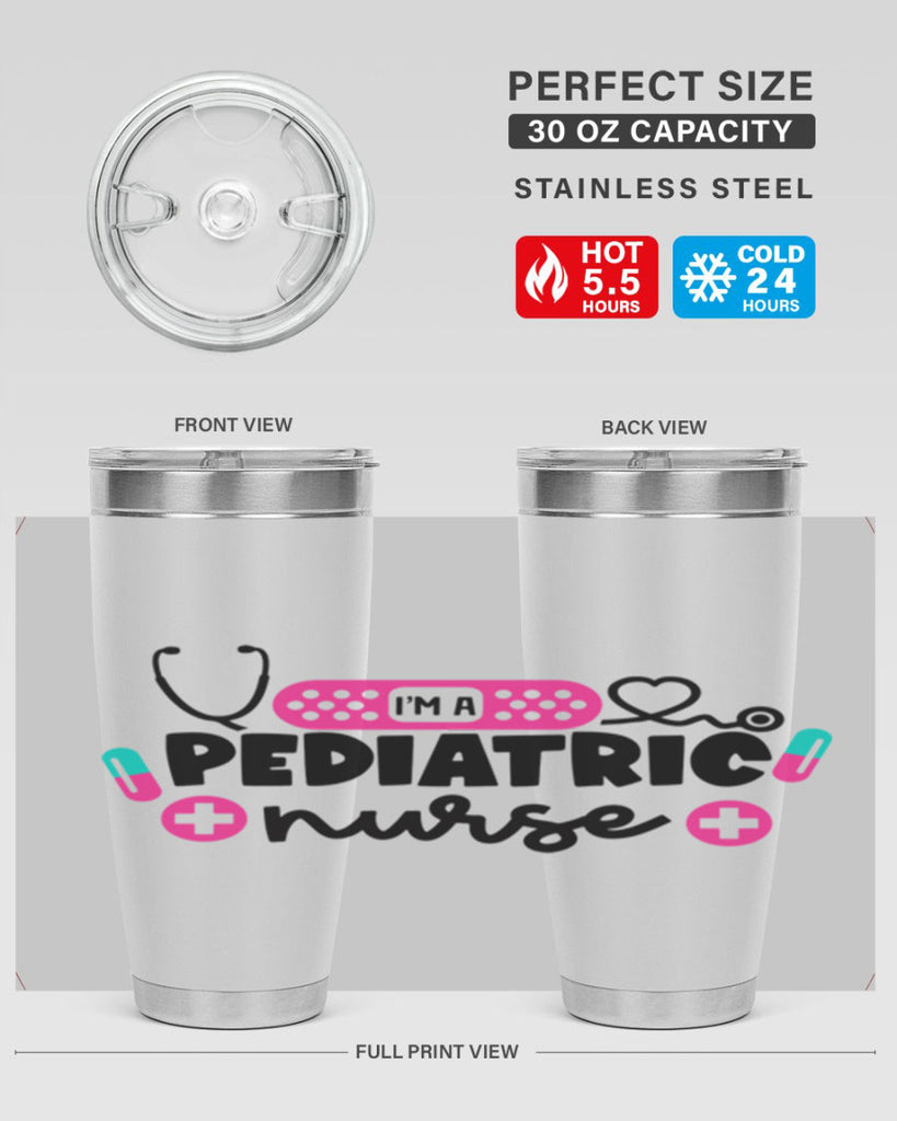 Im A Pediatric Nurse Style Style 154#- nurse- tumbler