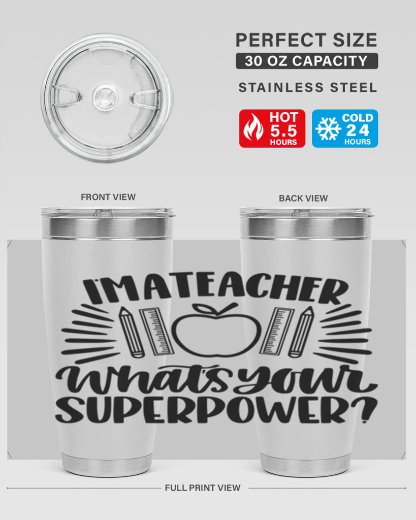 Im A Teacher Whats Your Style 72#- teacher- tumbler