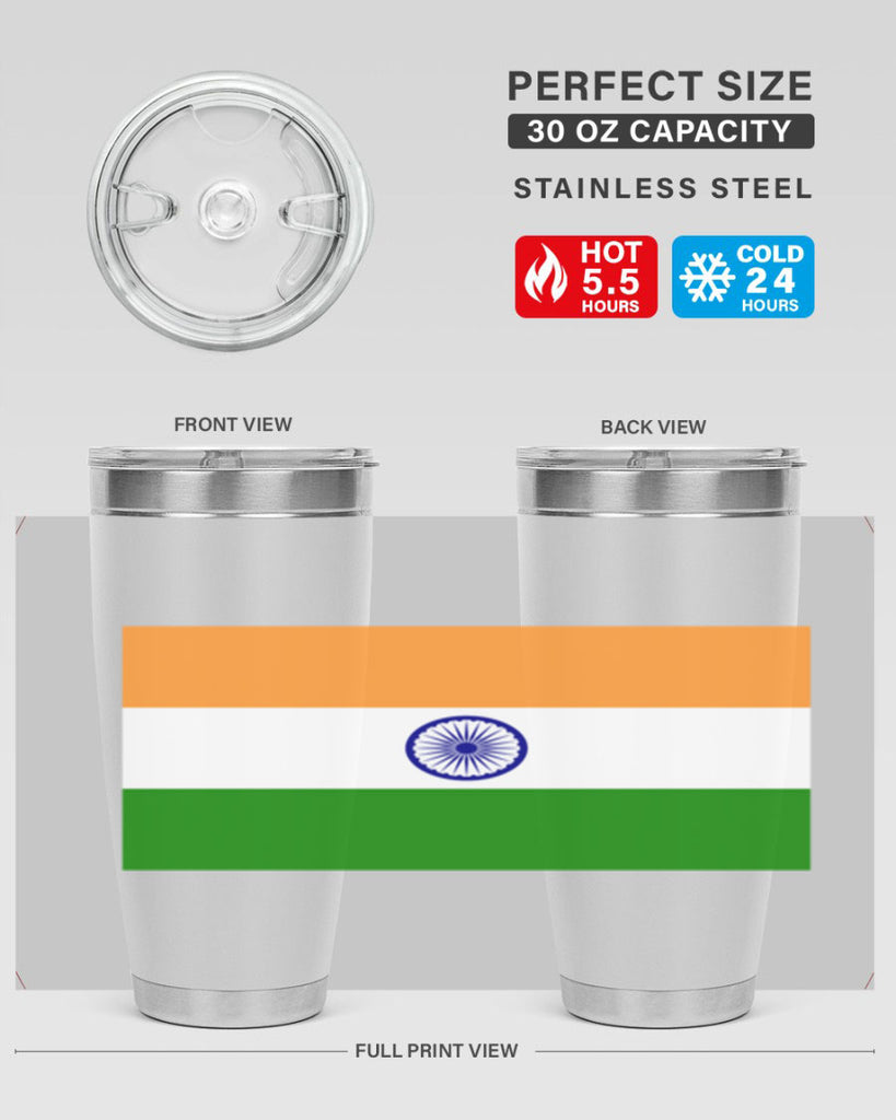 India 121#- world flags- Tumbler