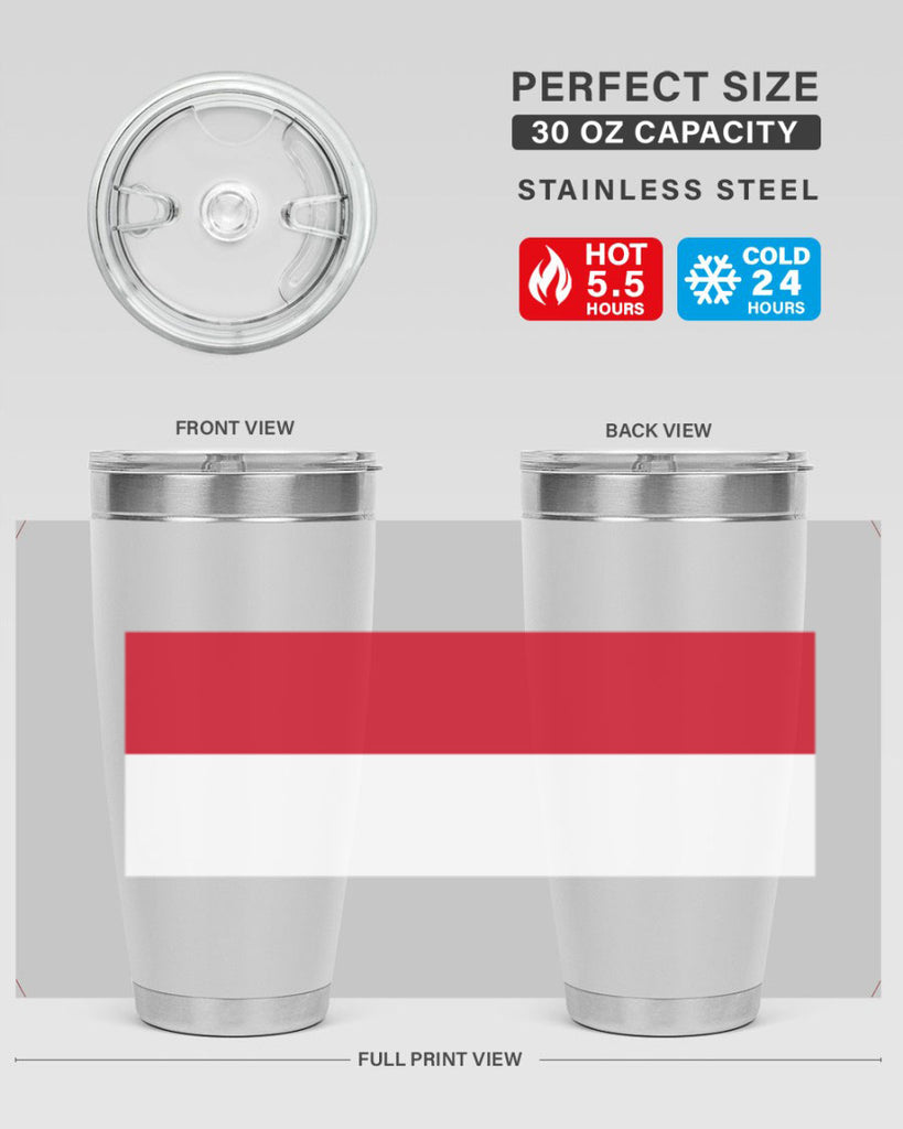 Indonesia 120#- world flags- Tumbler