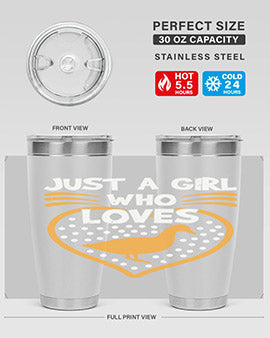 Just A Girl Who Loves Duck Style 34#- duck- Tumbler