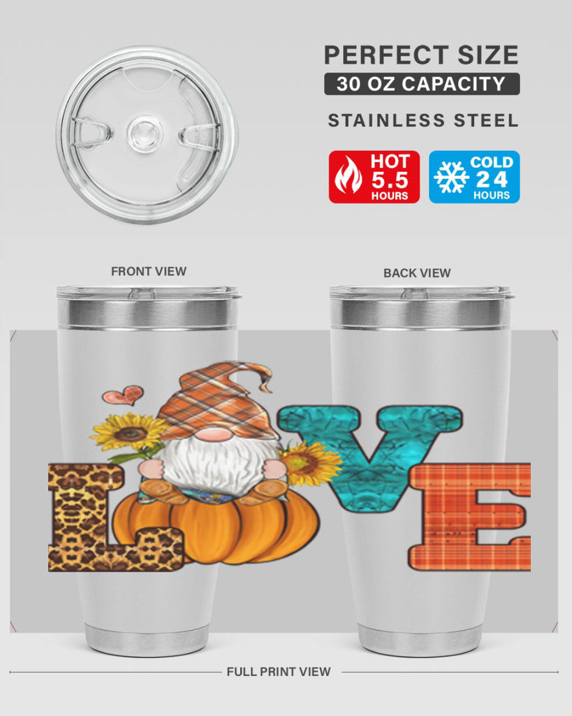 LOVEFallGnome 417#- fall- Tumbler