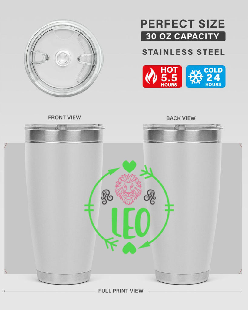 Leo 283#- zodiac- Tumbler