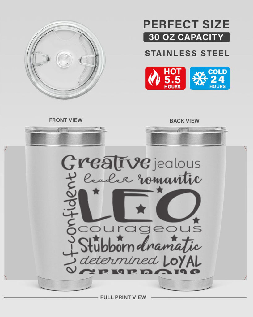 Leo 568#- zodiac- Tumbler