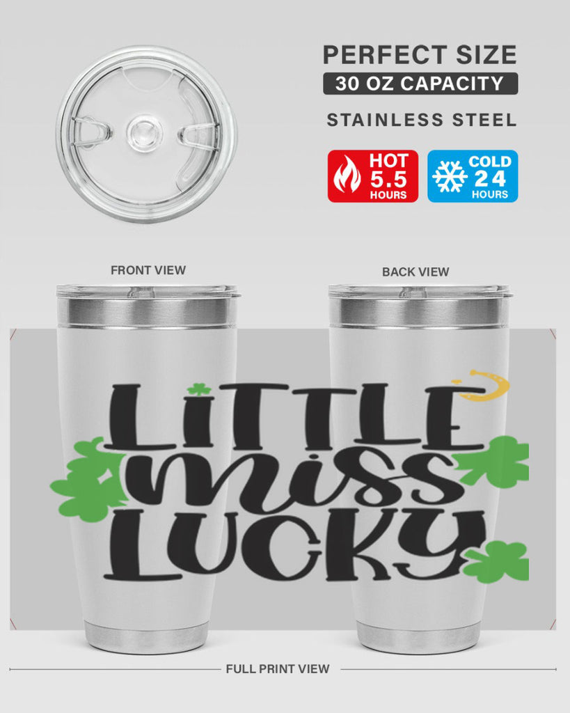 Little Miss Lucky Style 68#- St Patricks Day- Tumbler