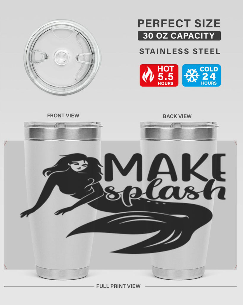 Make splash 315#- mermaid- Tumbler