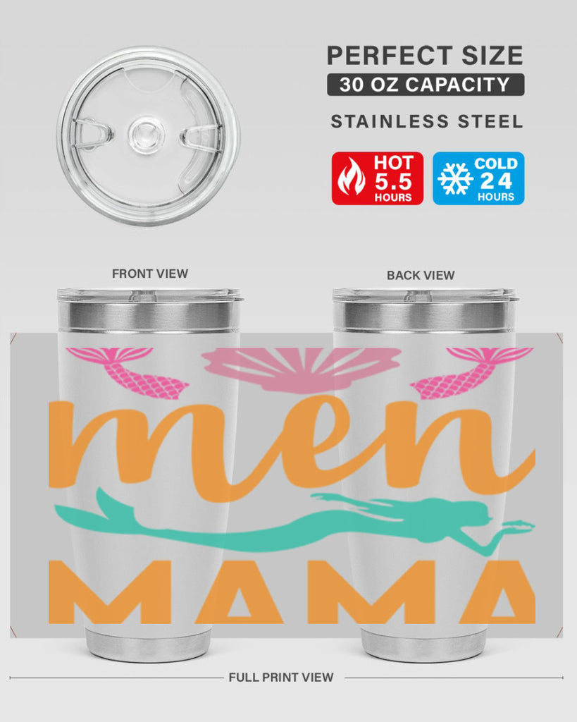 Men Mama Design 318#- mermaid- Tumbler