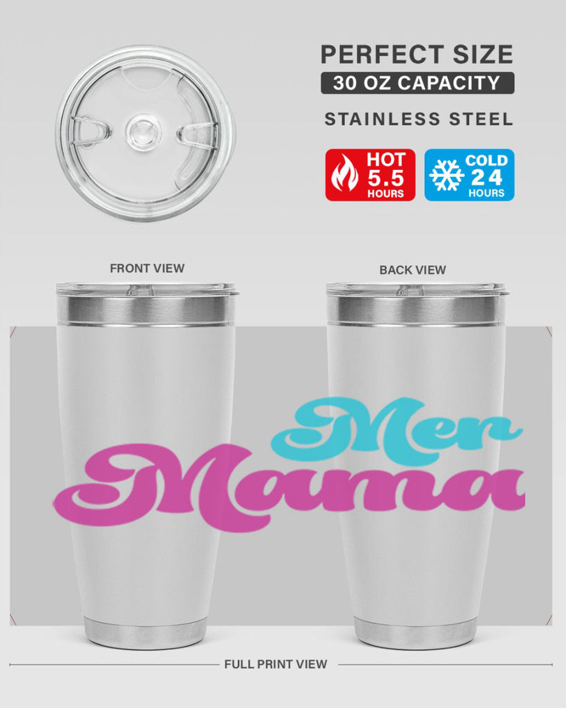 Mer Mama 334#- mermaid- Tumbler