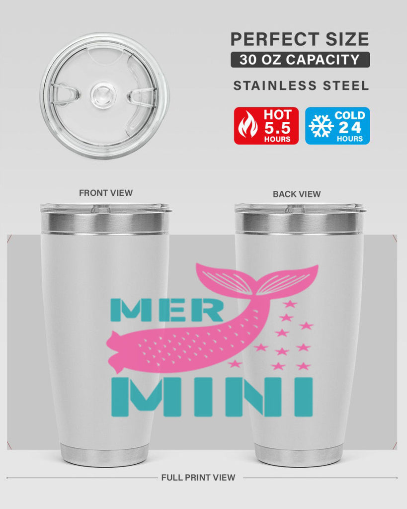 Mer Mini 341#- mermaid- Tumbler