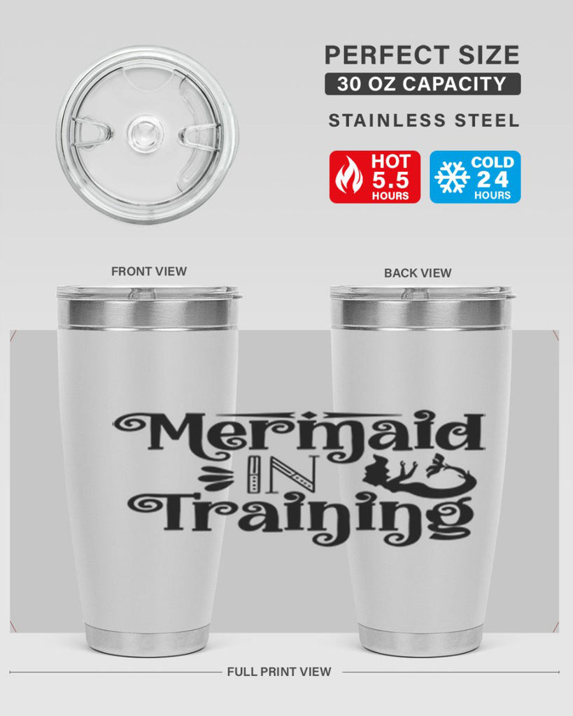 Mermaid In Training 364#- mermaid- Tumbler