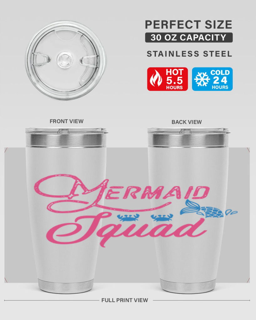 Mermaid Squad 383#- mermaid- Tumbler