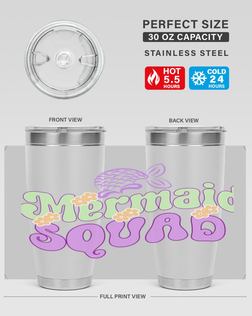 Mermaid Squad 445#- mermaid- Tumbler