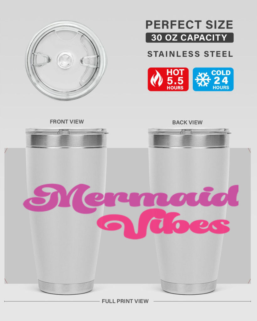 Mermaid Vibes 388#- mermaid- Tumbler