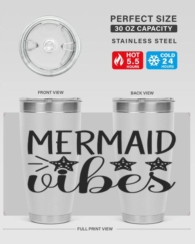 Mermaid Vibes 457#- mermaid- Tumbler