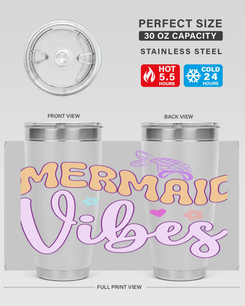 Mermaid Vibes 460#- mermaid- Tumbler