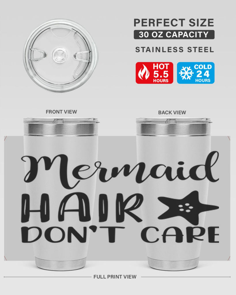 Mermaid hair dont care 411#- mermaid- Tumbler