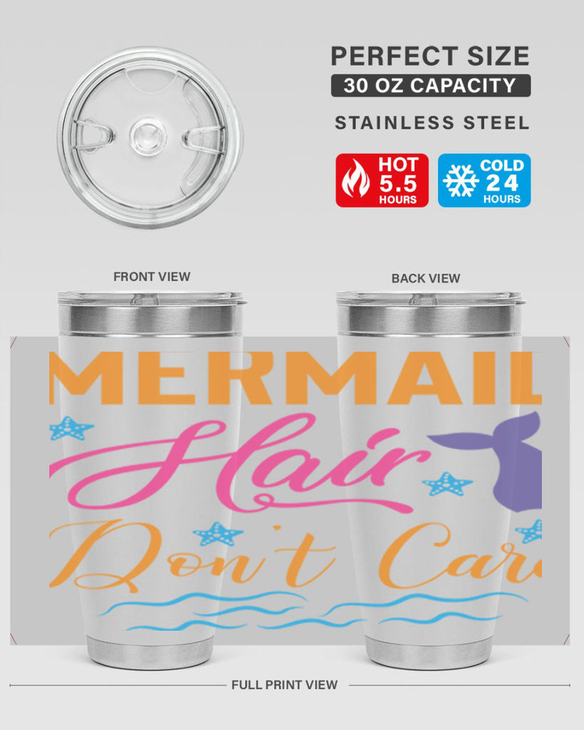 Mermaid hair dont care 414#- mermaid- Tumbler
