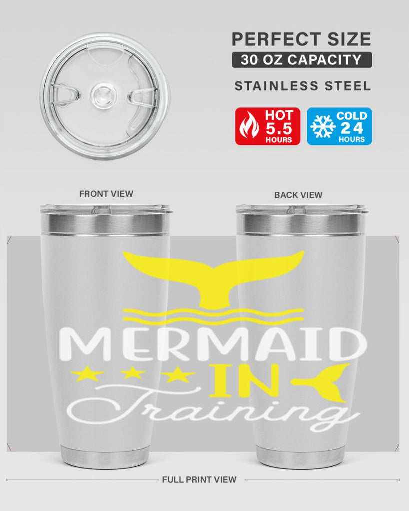 Mermaid in Training 361#- mermaid- Tumbler