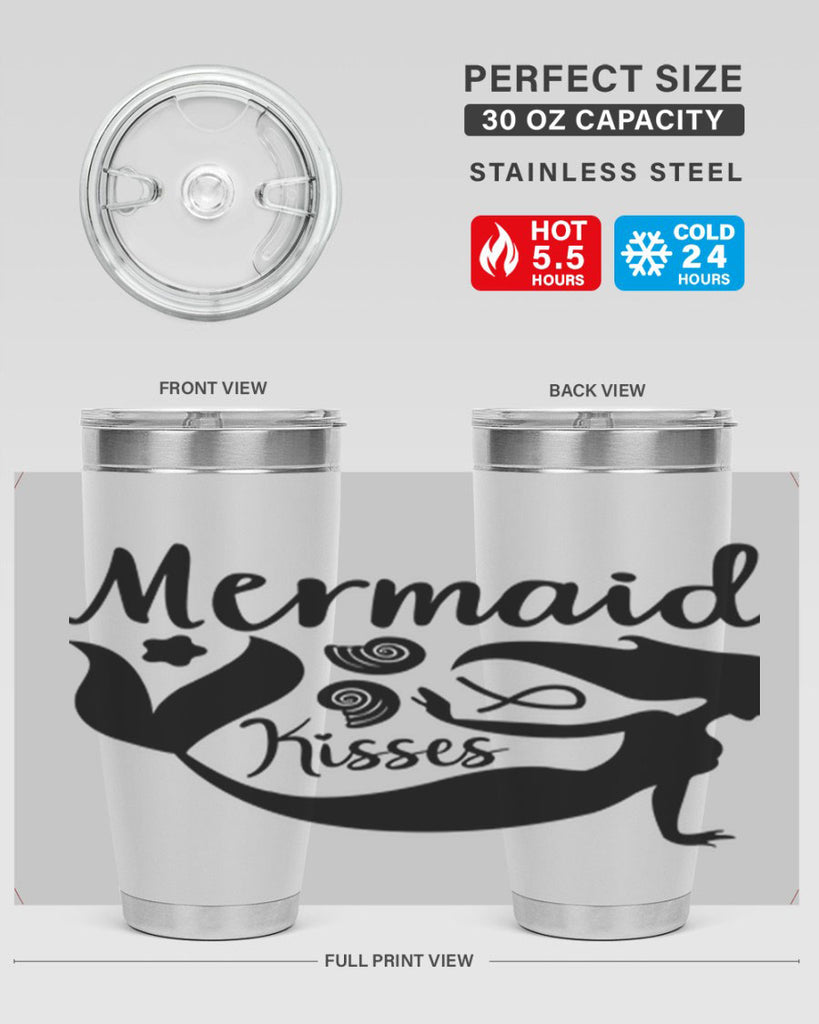 Mermaid kisses design 428#- mermaid- Tumbler