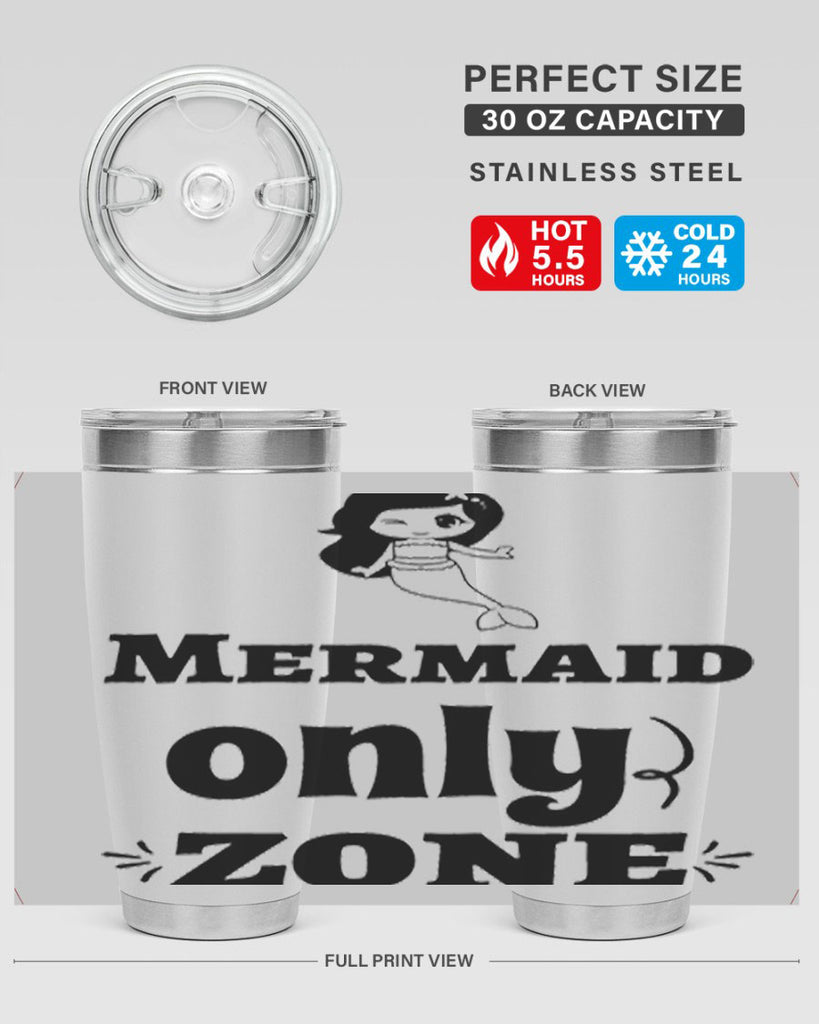 Mermaid only zone 439#- mermaid- Tumbler