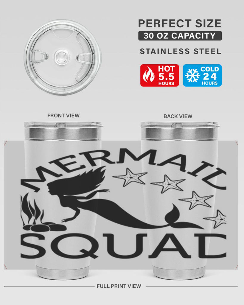 Mermaid squad 448#- mermaid- Tumbler