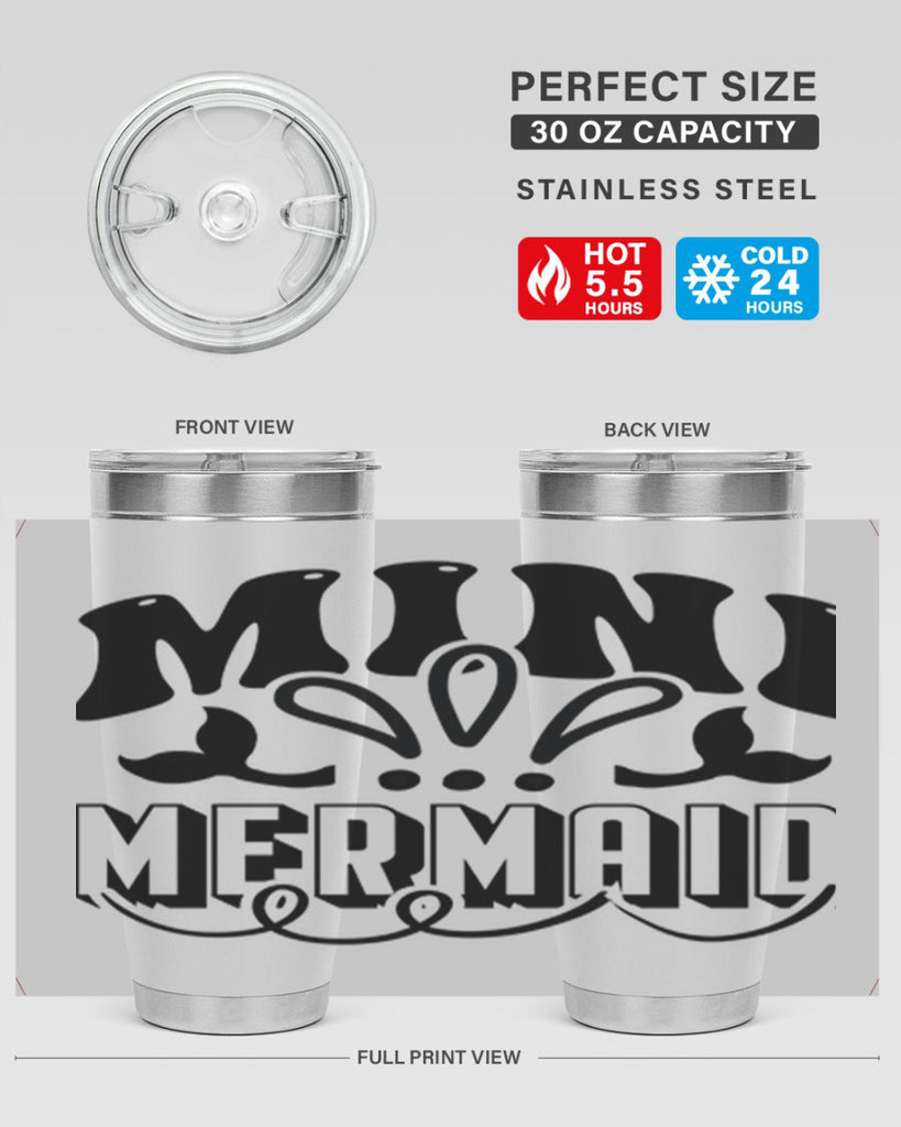 Mini mermaid 507#- mermaid- Tumbler