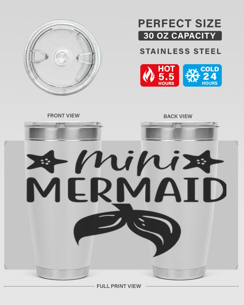 Mini mermaid 511#- mermaid- Tumbler