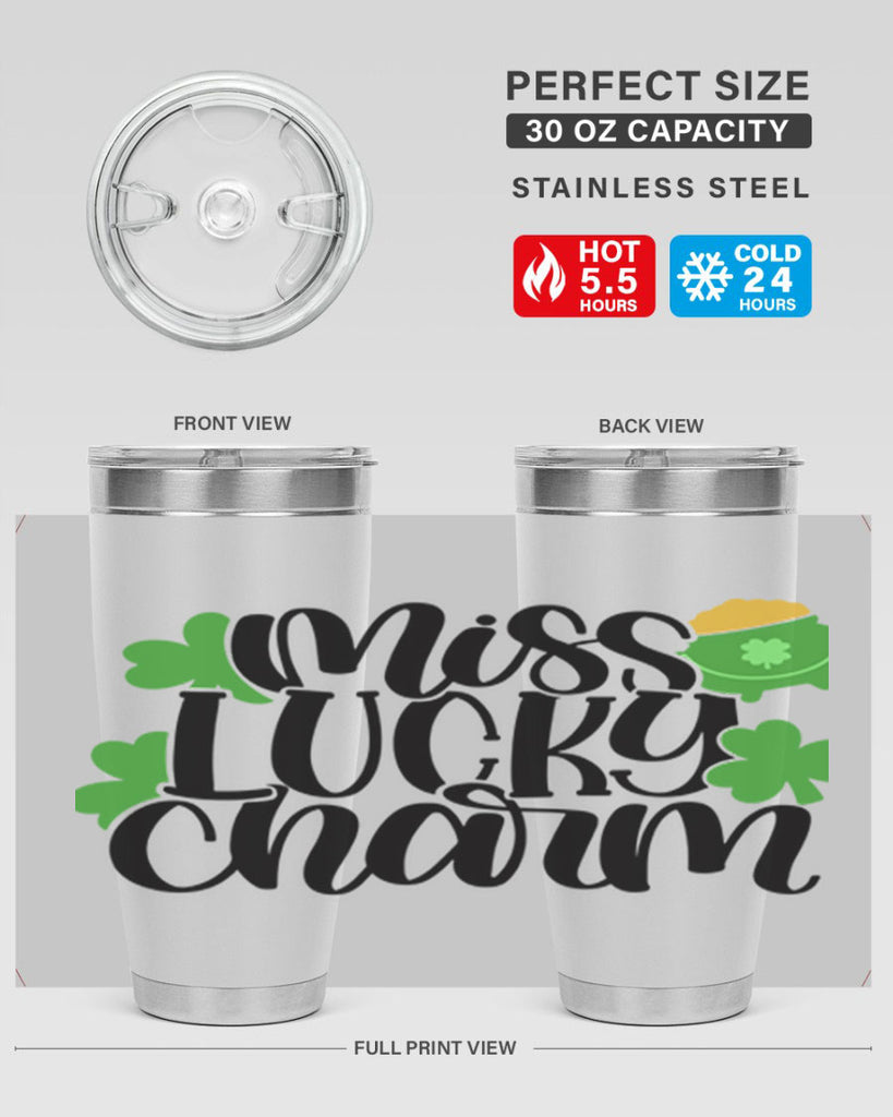 Miss Lucky Charm Style 48#- St Patricks Day- Tumbler